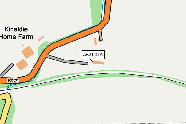 AB21 0TA map - OS OpenMap – Local (Ordnance Survey) AB21 0TA map - OS OpenMap – Local (Ordnance Survey)