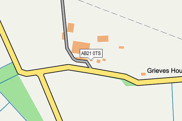 AB21 0TS map - OS OpenMap – Local (Ordnance Survey) AB21 0TS map - OS OpenMap – Local (Ordnance Survey)