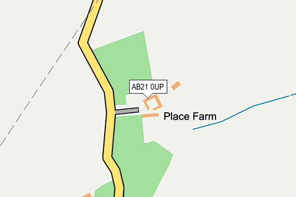 AB21 0UP map - OS OpenMap – Local (Ordnance Survey) AB21 0UP map - OS OpenMap – Local (Ordnance Survey)