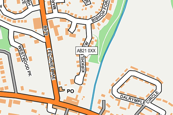AB21 0XX map - OS OpenMap – Local (Ordnance Survey) AB21 0XX map - OS OpenMap – Local (Ordnance Survey)