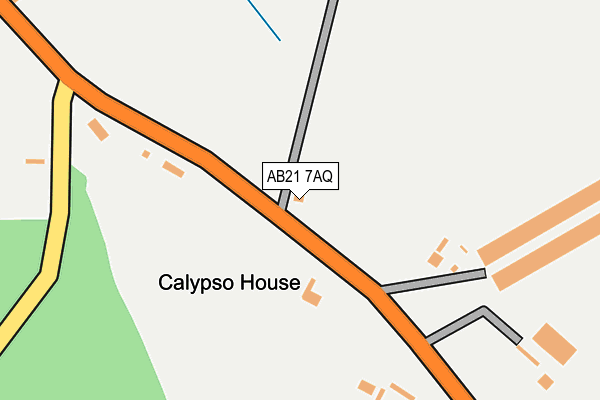 AB21 7AQ map - OS OpenMap – Local (Ordnance Survey)