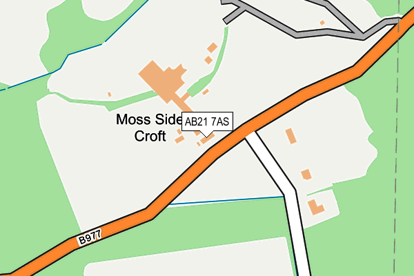 AB21 7AS map - OS OpenMap – Local (Ordnance Survey) AB21 7AS map - OS OpenMap – Local (Ordnance Survey)