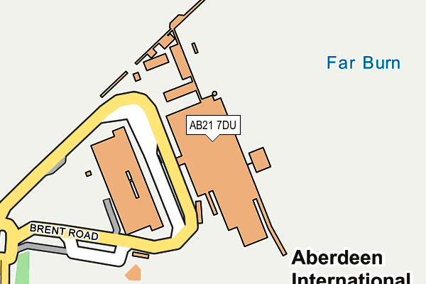 AB21 7DU map - OS OpenMap – Local (Ordnance Survey) AB21 7DU map - OS OpenMap – Local (Ordnance Survey)