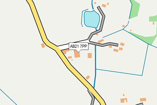 AB21 7PP map - OS OpenMap – Local (Ordnance Survey) AB21 7PP map - OS OpenMap – Local (Ordnance Survey)
