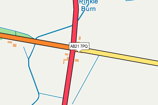 AB21 7PQ map - OS OpenMap – Local (Ordnance Survey) AB21 7PQ map - OS OpenMap – Local (Ordnance Survey)