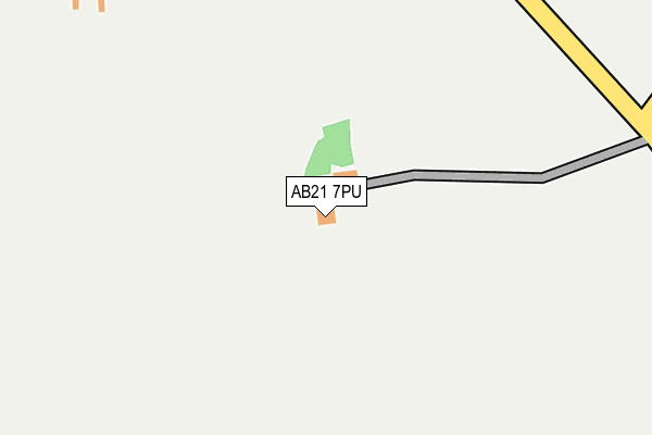 AB21 7PU map - OS OpenMap – Local (Ordnance Survey) AB21 7PU map - OS OpenMap – Local (Ordnance Survey)