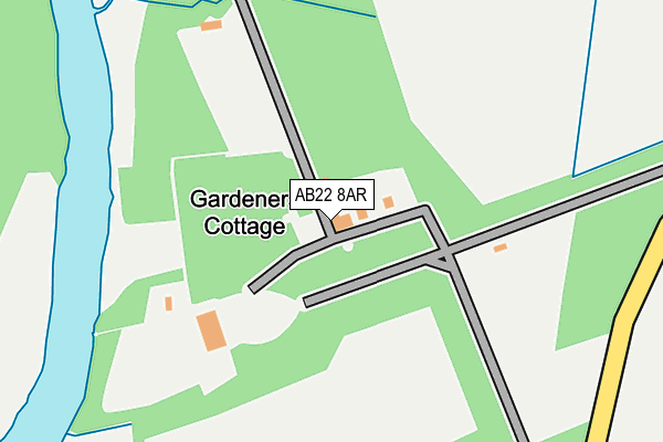AB22 8AR map - OS OpenMap – Local (Ordnance Survey) AB22 8AR map - OS OpenMap – Local (Ordnance Survey)