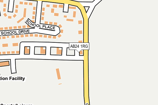 AB24 1RG map - OS OpenMap – Local (Ordnance Survey) AB24 1RG map - OS OpenMap – Local (Ordnance Survey)