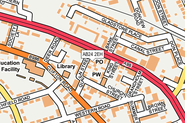 AB24 2EH map - OS OpenMap – Local (Ordnance Survey) AB24 2EH map - OS OpenMap – Local (Ordnance Survey)