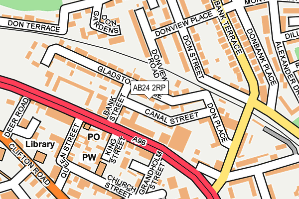 AB24 2RP map - OS OpenMap – Local (Ordnance Survey) AB24 2RP map - OS OpenMap – Local (Ordnance Survey)
