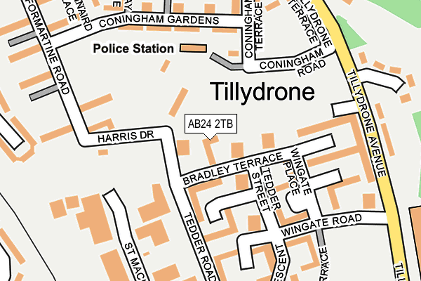 AB24 2TB map - OS OpenMap – Local (Ordnance Survey) AB24 2TB map - OS OpenMap – Local (Ordnance Survey)