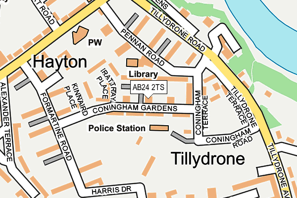 AB24 2TS map - OS OpenMap – Local (Ordnance Survey) AB24 2TS map - OS OpenMap – Local (Ordnance Survey)