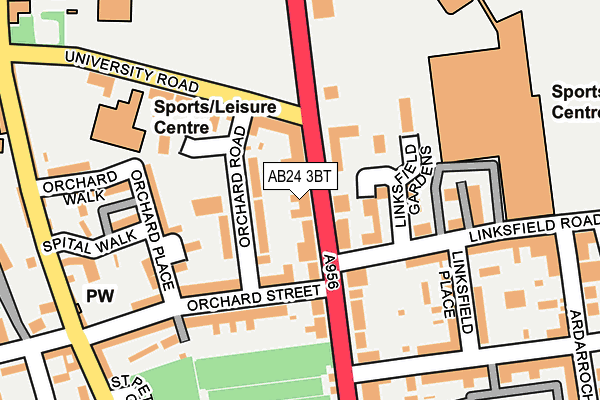 AB24 3BT map - OS OpenMap – Local (Ordnance Survey) AB24 3BT map - OS OpenMap – Local (Ordnance Survey)