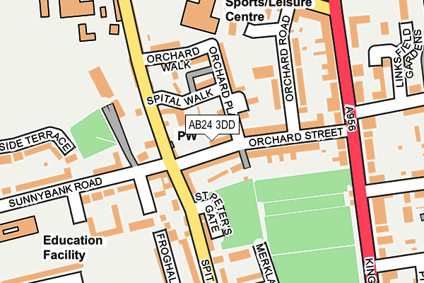 AB24 3DD map - OS OpenMap – Local (Ordnance Survey) AB24 3DD map - OS OpenMap – Local (Ordnance Survey)