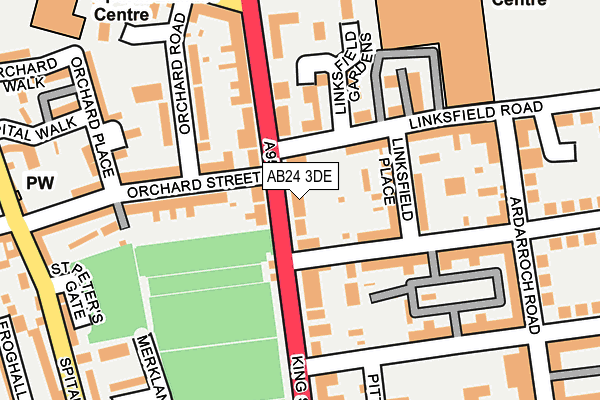 AB24 3DE map - OS OpenMap – Local (Ordnance Survey) AB24 3DE map - OS OpenMap – Local (Ordnance Survey)