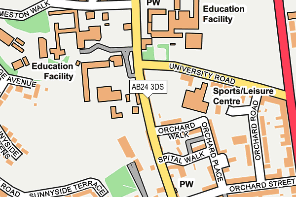 AB24 3DS map - OS OpenMap – Local (Ordnance Survey) AB24 3DS map - OS OpenMap – Local (Ordnance Survey)