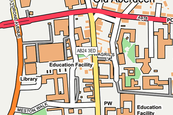 AB24 3ED map - OS OpenMap – Local (Ordnance Survey) AB24 3ED map - OS OpenMap – Local (Ordnance Survey)