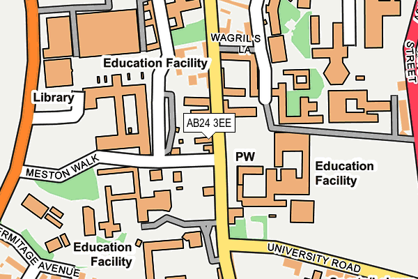 AB24 3EE map - OS OpenMap – Local (Ordnance Survey) AB24 3EE map - OS OpenMap – Local (Ordnance Survey)