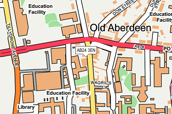 AB24 3EN map - OS OpenMap – Local (Ordnance Survey) AB24 3EN map - OS OpenMap – Local (Ordnance Survey)