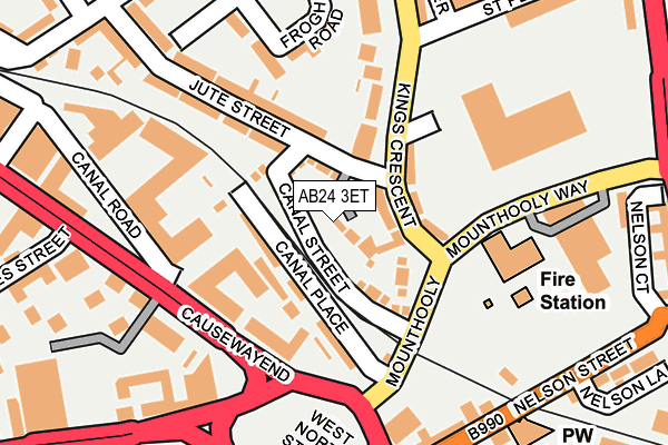 AB24 3ET map - OS OpenMap – Local (Ordnance Survey) AB24 3ET map - OS OpenMap – Local (Ordnance Survey)