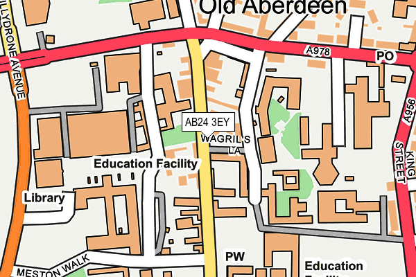 AB24 3EY map - OS OpenMap – Local (Ordnance Survey) AB24 3EY map - OS OpenMap – Local (Ordnance Survey)