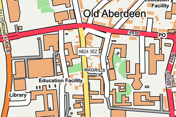AB24 3EZ map - OS OpenMap – Local (Ordnance Survey) AB24 3EZ map - OS OpenMap – Local (Ordnance Survey)