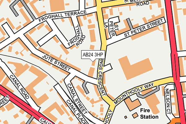 AB24 3HP map - OS OpenMap – Local (Ordnance Survey) AB24 3HP map - OS OpenMap – Local (Ordnance Survey)