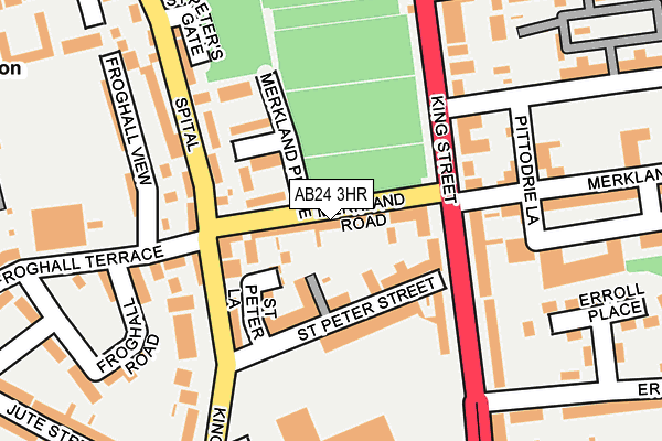 AB24 3HR map - OS OpenMap – Local (Ordnance Survey) AB24 3HR map - OS OpenMap – Local (Ordnance Survey)