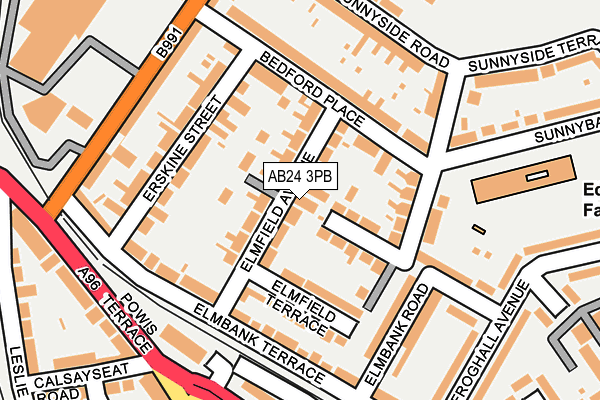 AB24 3PB map - OS OpenMap – Local (Ordnance Survey) AB24 3PB map - OS OpenMap – Local (Ordnance Survey)