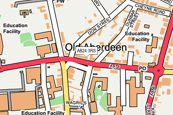 AB24 3RS map - OS OpenMap – Local (Ordnance Survey) AB24 3RS map - OS OpenMap – Local (Ordnance Survey)