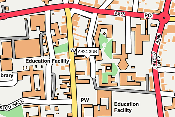 AB24 3UB map - OS OpenMap – Local (Ordnance Survey) AB24 3UB map - OS OpenMap – Local (Ordnance Survey)
