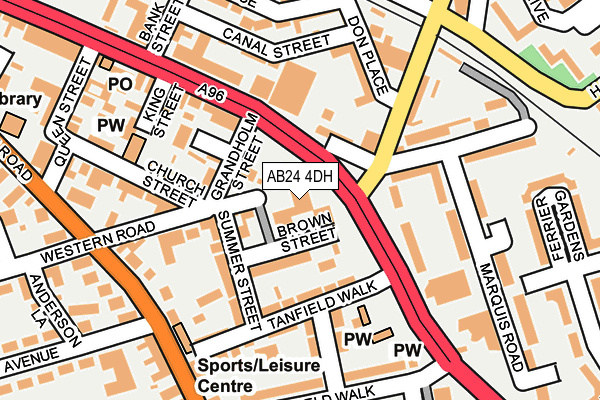 AB24 4DH map - OS OpenMap – Local (Ordnance Survey) AB24 4DH map - OS OpenMap – Local (Ordnance Survey)