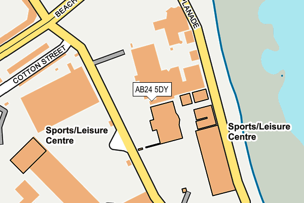 AB24 5DY map - OS OpenMap – Local (Ordnance Survey) AB24 5DY map - OS OpenMap – Local (Ordnance Survey)