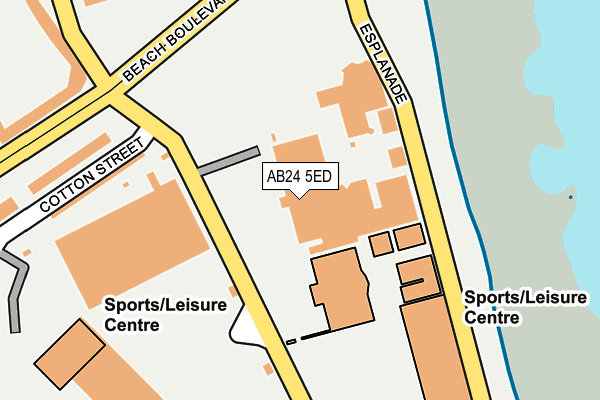 AB24 5ED map - OS OpenMap – Local (Ordnance Survey) AB24 5ED map - OS OpenMap – Local (Ordnance Survey)
