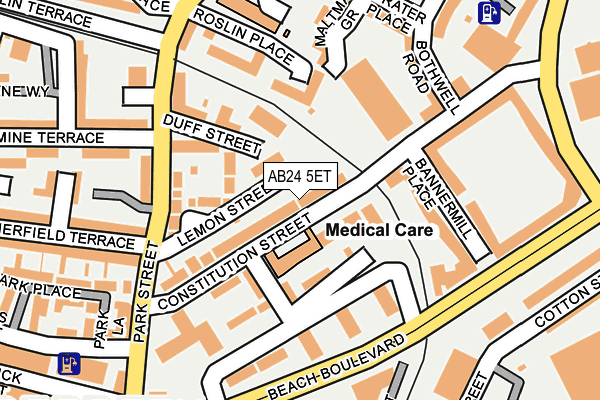 AB24 5ET map - OS OpenMap – Local (Ordnance Survey) AB24 5ET map - OS OpenMap – Local (Ordnance Survey)