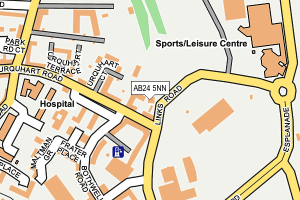 AB24 5NN map - OS OpenMap – Local (Ordnance Survey) AB24 5NN map - OS OpenMap – Local (Ordnance Survey)