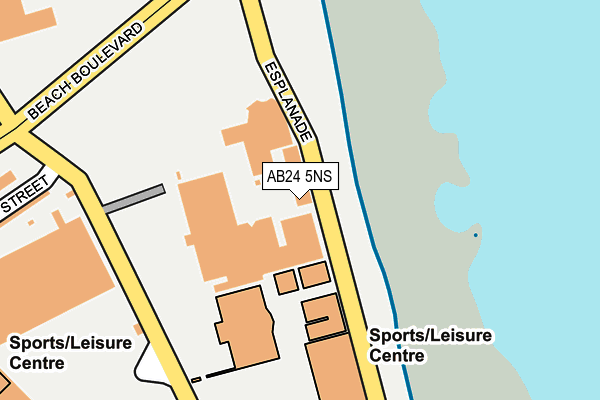 AB24 5NS map - OS OpenMap – Local (Ordnance Survey) AB24 5NS map - OS OpenMap – Local (Ordnance Survey)