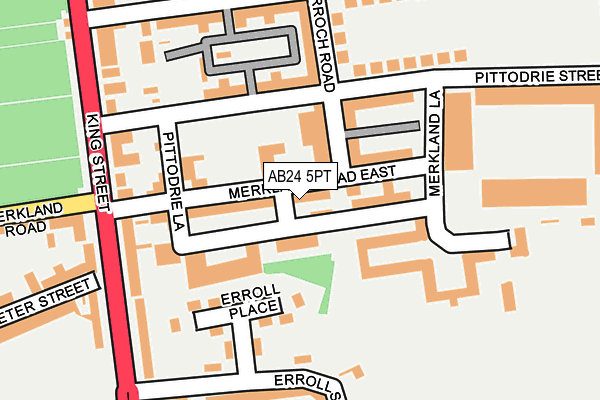 AB24 5PT map - OS OpenMap – Local (Ordnance Survey) AB24 5PT map - OS OpenMap – Local (Ordnance Survey)