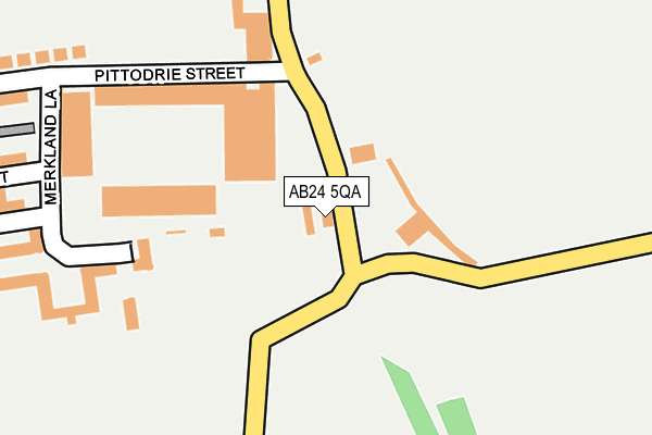 AB24 5QA map - OS OpenMap – Local (Ordnance Survey) AB24 5QA map - OS OpenMap – Local (Ordnance Survey)