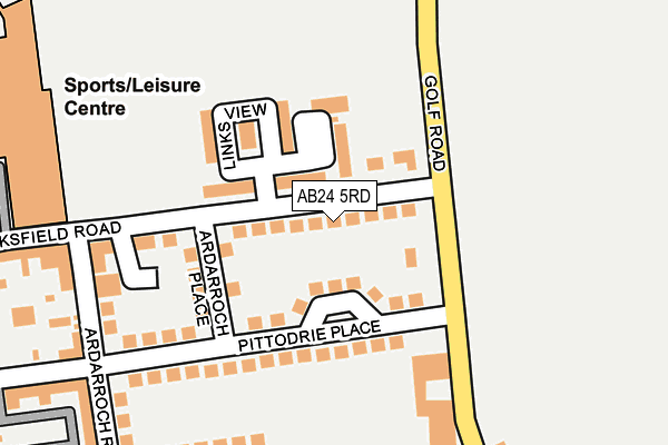 AB24 5RD map - OS OpenMap – Local (Ordnance Survey) AB24 5RD map - OS OpenMap – Local (Ordnance Survey)