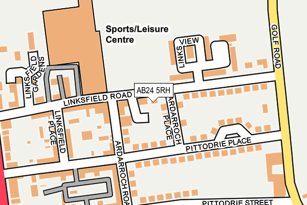AB24 5RH map - OS OpenMap – Local (Ordnance Survey) AB24 5RH map - OS OpenMap – Local (Ordnance Survey)