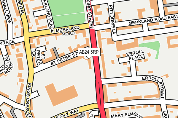 AB24 5RP map - OS OpenMap – Local (Ordnance Survey) AB24 5RP map - OS OpenMap – Local (Ordnance Survey)