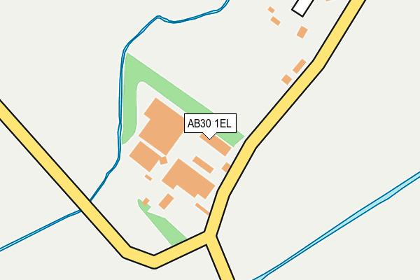 AB30 1EL map - OS OpenMap – Local (Ordnance Survey) AB30 1EL map - OS OpenMap – Local (Ordnance Survey)