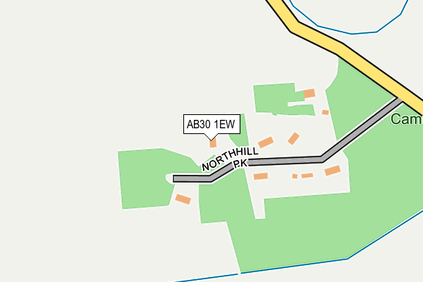 AB30 1EW map - OS OpenMap – Local (Ordnance Survey) AB30 1EW map - OS OpenMap – Local (Ordnance Survey)