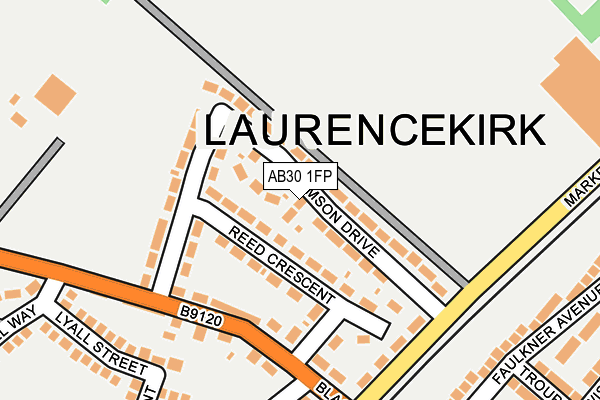 AB30 1FP map - OS OpenMap – Local (Ordnance Survey) AB30 1FP map - OS OpenMap – Local (Ordnance Survey)