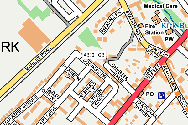 AB30 1GB map - OS OpenMap – Local (Ordnance Survey) AB30 1GB map - OS OpenMap – Local (Ordnance Survey)