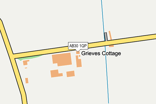 AB30 1QP map - OS OpenMap – Local (Ordnance Survey) AB30 1QP map - OS OpenMap – Local (Ordnance Survey)