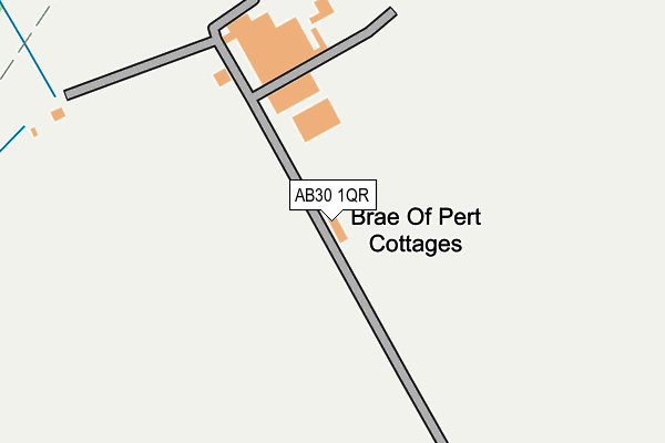 AB30 1QR map - OS OpenMap – Local (Ordnance Survey)