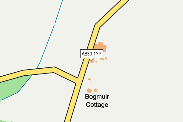 AB30 1YP map - OS OpenMap – Local (Ordnance Survey) AB30 1YP map - OS OpenMap – Local (Ordnance Survey)