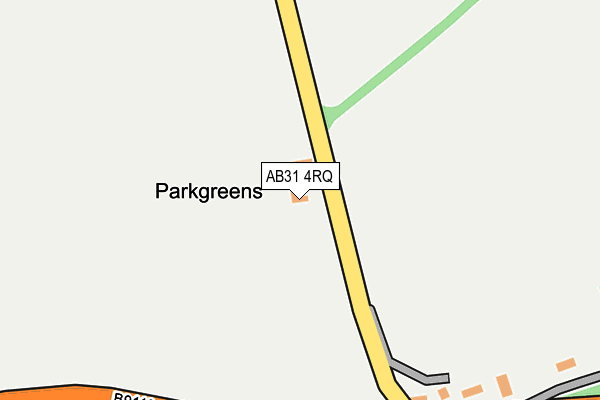 AB31 4RQ map - OS OpenMap – Local (Ordnance Survey) AB31 4RQ map - OS OpenMap – Local (Ordnance Survey)